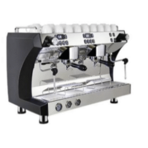 Cafetera semiautomática comercial de doble cabezal para espresso