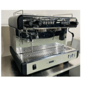 Cafetera semiautomática comercial de doble cabezal para espresso